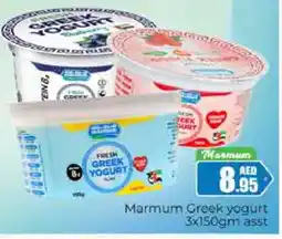 Pasons MARMUM Greek Yoghurt offer