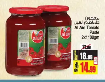 Ansar Gallery AL AIN Tomato Paste offer