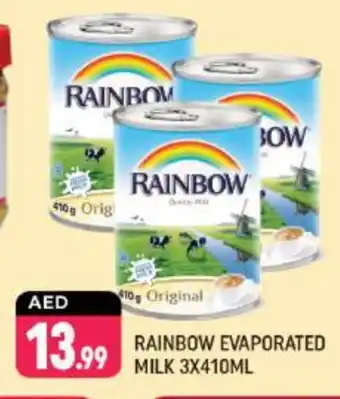 Shaklan RAINBOW Evaporated Milk offer