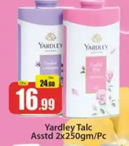YARDLEY Talcum Powder