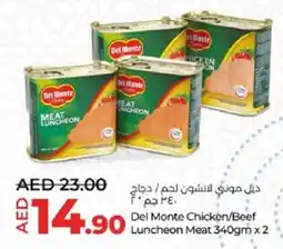 Lulu Hypermarket DEL MONTE Beef offer