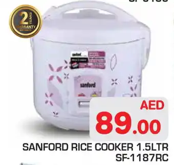 Baniyas Spike Hypermarket SANFORD Rice Cooker offer