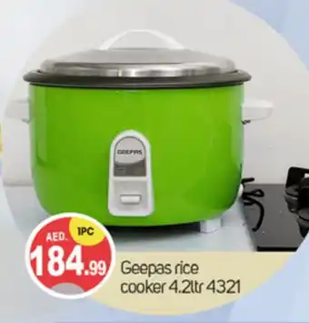 Talal Market GEEPAS Rice Cooker offer