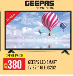Baniyas Spike Hypermarket GEEPAS Smart TV offer