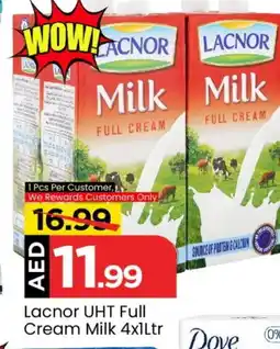 Mark & Save LACNOR Long Life / UHT Milk offer