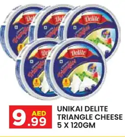 Baniyas Spike Hypermarket UNIKAI Triangle Cheese offer