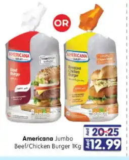 Al Madina Hypermarket AMERICANA Chicken Burger offer
