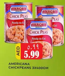 Meena Al Madina Hypermarket AMERICANA Chick Peas offer