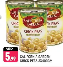 Shaklan CALIFORNIA GARDEN Chick Peas offer