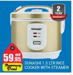Pasons SONASHI Rice Cooker offer