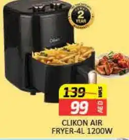 Mango Hypermarket LLC CLIKON Air Fryer offer