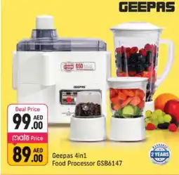 Shaklan GEEPAS Food Processor offer