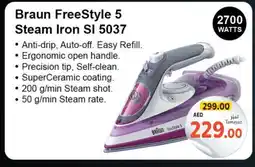 Union Coop BRAUN Ironbox offer