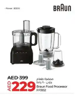 Lulu Hypermarket BRAUN Food Processor offer