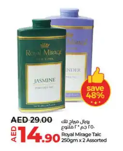Lulu Hypermarket ROYAL MIRAGE Talcum Powder offer