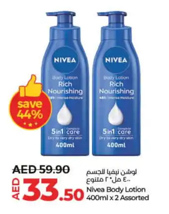 Lulu Hypermarket Nivea Body Lotion & Cream offer