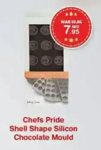 Choithrams Chefs Pride Shell Shape Silicon Chocolate Mould offer