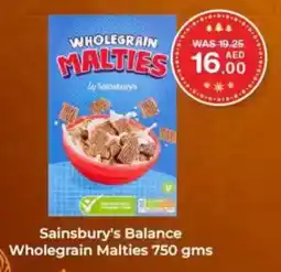 Choithrams Sainsbury's Balance Wholegrain Malties offer