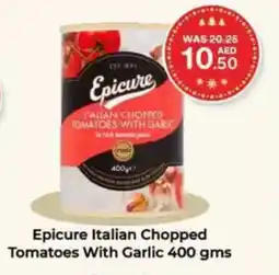 Choithrams Epicure Italian Chopped Tomatoes With Garlic offer