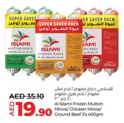 Lulu Hypermarket Al Islami Frozen Mutton Mince / Chicken Mince / Ground Beef offer