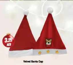 Almaya supermarket Velvet Santa Cap offer