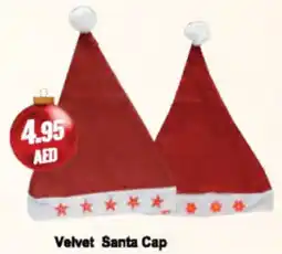 Almaya supermarket Velvet Santa Cap offer