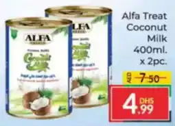 Al Madina Alfa Treat Coconut Milk offer