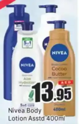 Al Madina Nivea body lotion asstd offer