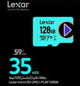 Carrefour Lexar micro SD UHS-I PLAY 128GB offer