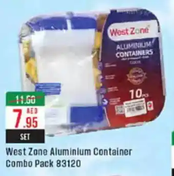 West Zone Supermarket West zone aluminium containers Combo Pack offer