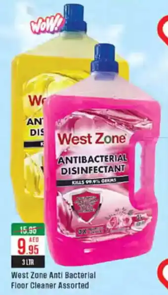 West Zone Supermarket West Zone Anti Bacterial Floor Cleaner offer