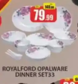 Al Madina Royalford opalware dinner set33 offer