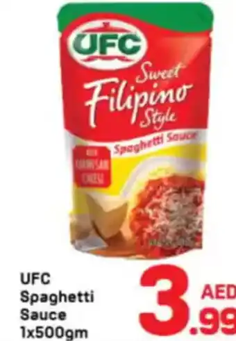 Day To Day Ufc spaghetti sauce offer