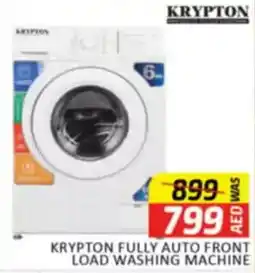 Al Madina Krypton Fully Auto Front Load Washing Machine offer