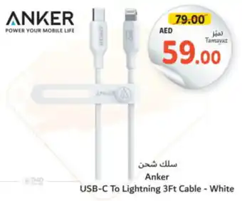 Union Coop Anker USB-C To Lightning 3Ft Cable White offer