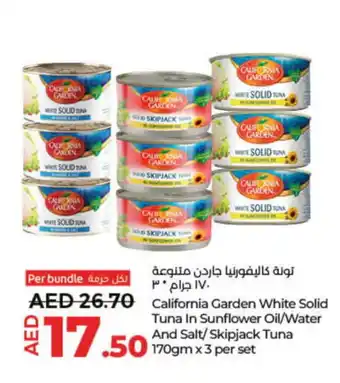 Lulu Hypermarket CALIFORNIA GARDEN Tuna - Canned offer