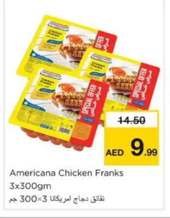 Nesto AMERICANA Chicken Franks offer