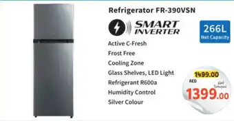 Union Coop Daewo Refrigerator FR-390VSN offer