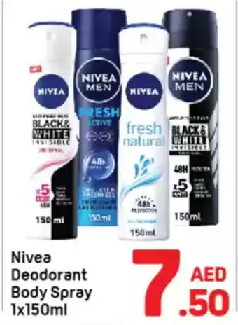 Day To Day Nivea Deodorant Body Spray offer