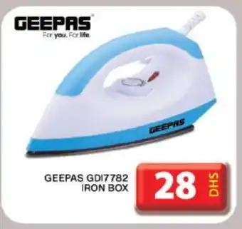 Grand Hyper Market GEEPAS Ironbox offer