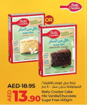 Lulu Hypermarket BETTY CROCKER Cake Mix offer