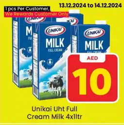 Mark & Save UNIKAI Full Cream Milk offer