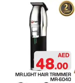 Baniyas Spike Hypermarket MR. LIGHT Remover / Trimmer / Shaver offer