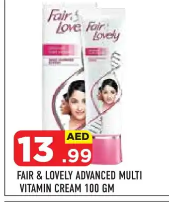 Baniyas Spike Hypermarket FAIR & LOVELY Face cream offer