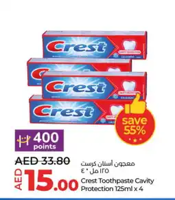 Lulu Hypermarket CREST Toothpaste offer