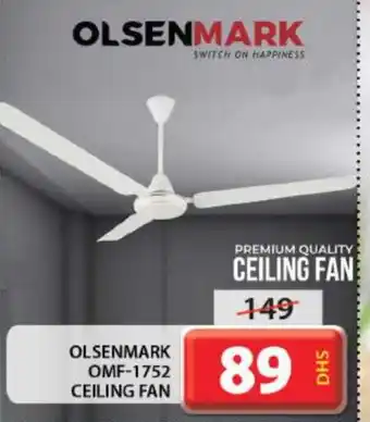 Grand Hyper Market OLSENMARK Fan offer