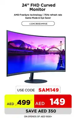 Eros 24" FHD Curved Monitor offer