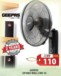 Grand Hyper Market GEEPAS Fan offer