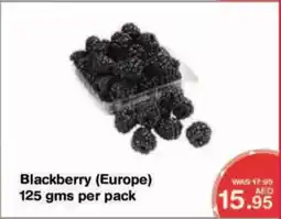 Choithrams Blackberry europe per pack offer