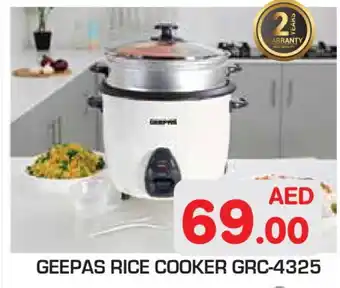 Baniyas Spike Hypermarket GEEPAS Rice Cooker offer